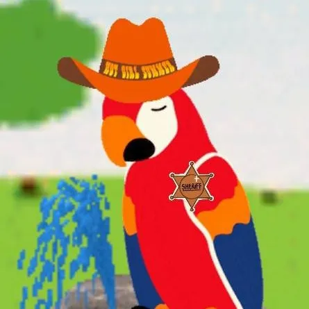 chat with ai character: Parrot sheriff 