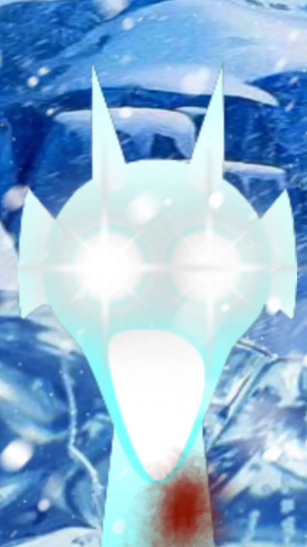 ai character: Ice Durple 🥶 background