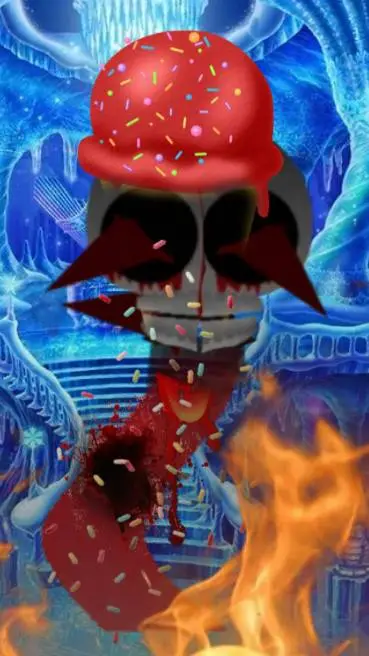 ai character: IceCreamDemon Boss background