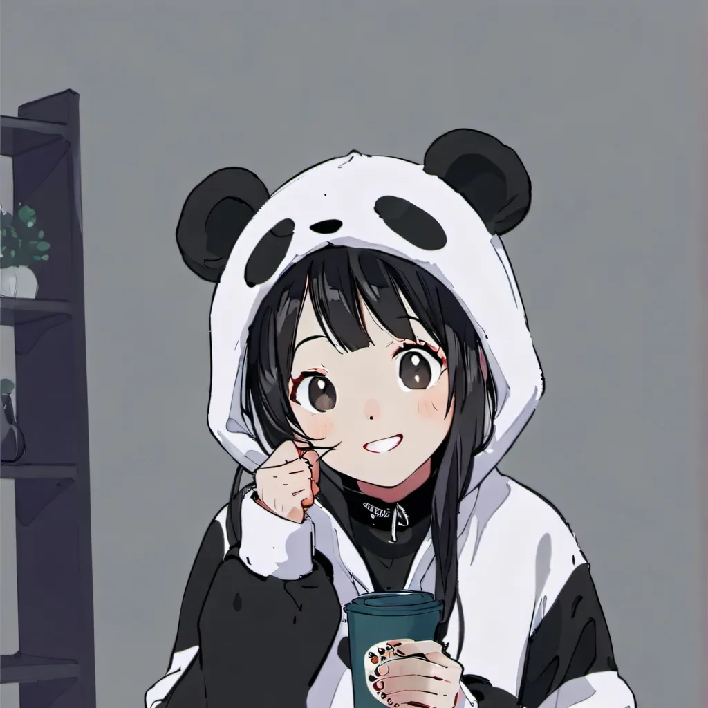 chat with ai character: Pandalina 🐼🖤🤍