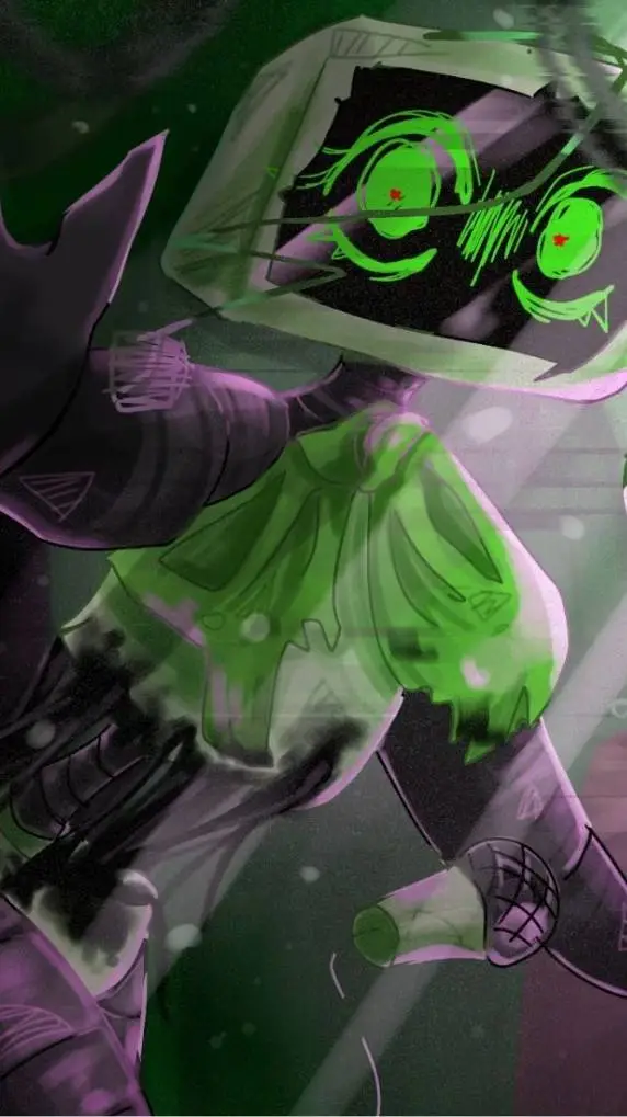 ai character: (Twisted Vee)  background