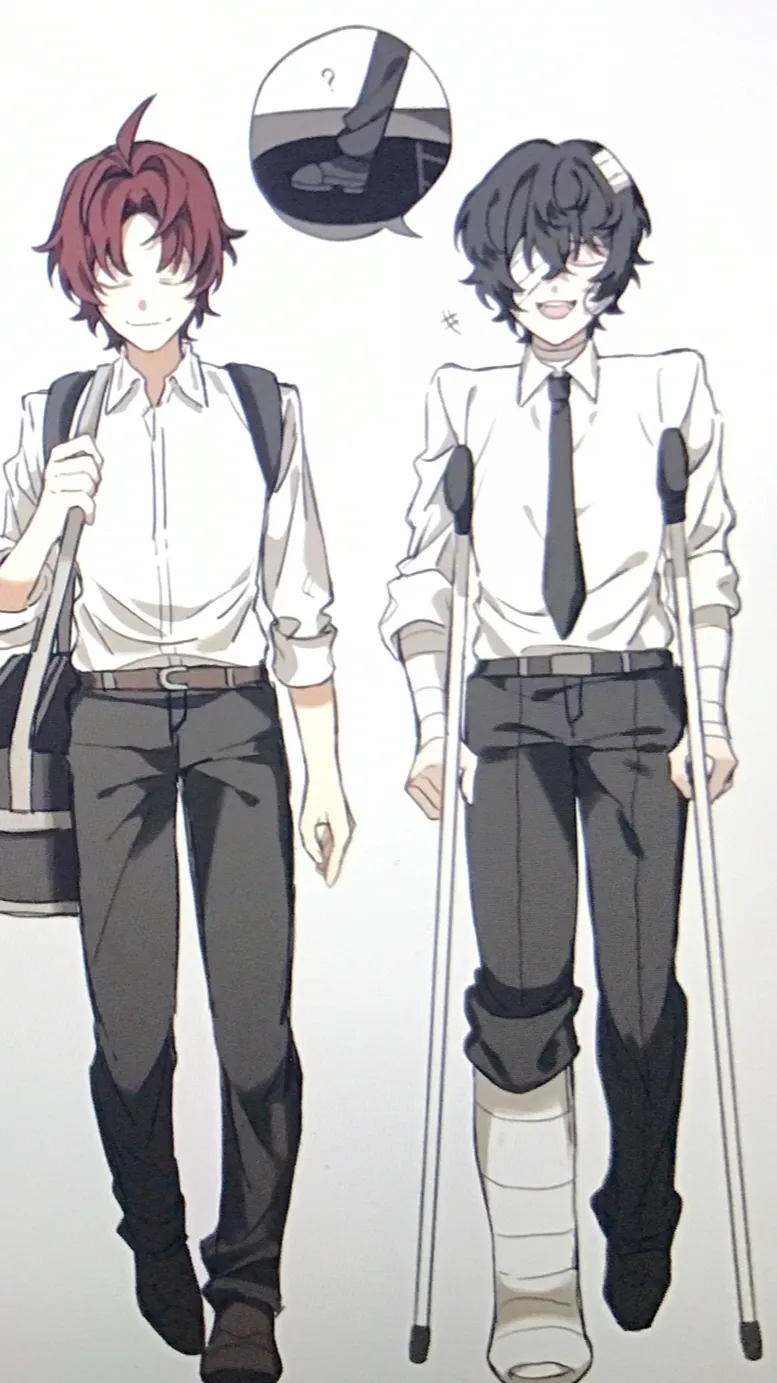 ai character: Osamu dazai background