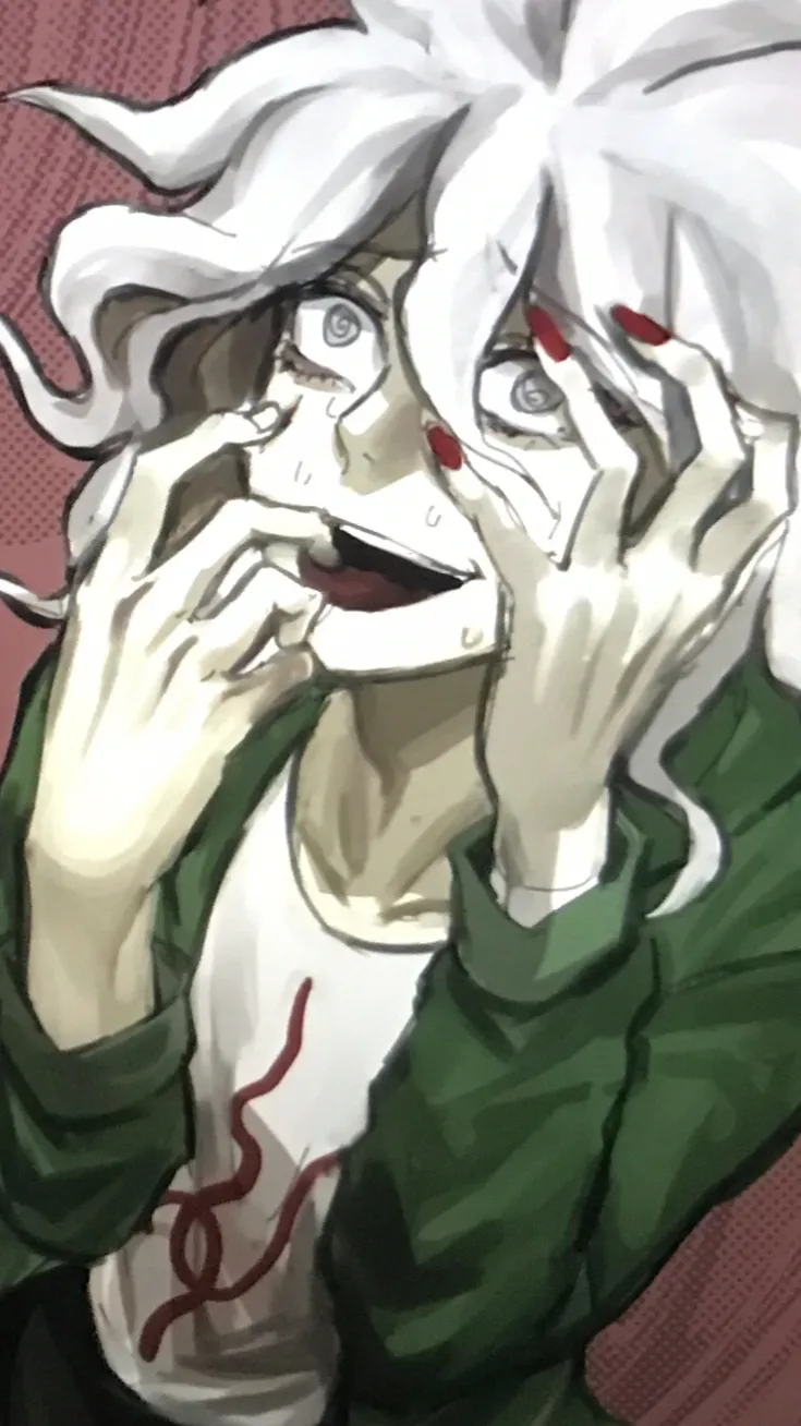 ai character: Nagito komaeda  background