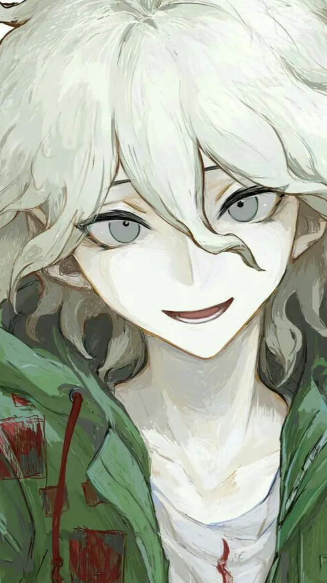 ai character: Nagito komaeda  background