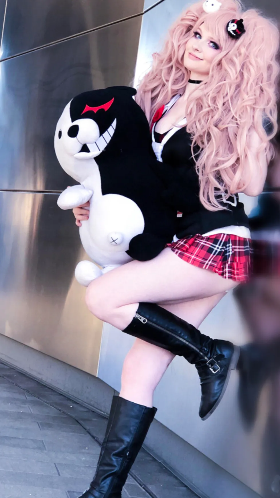 ai character: Junko, Enoshima ￼ background