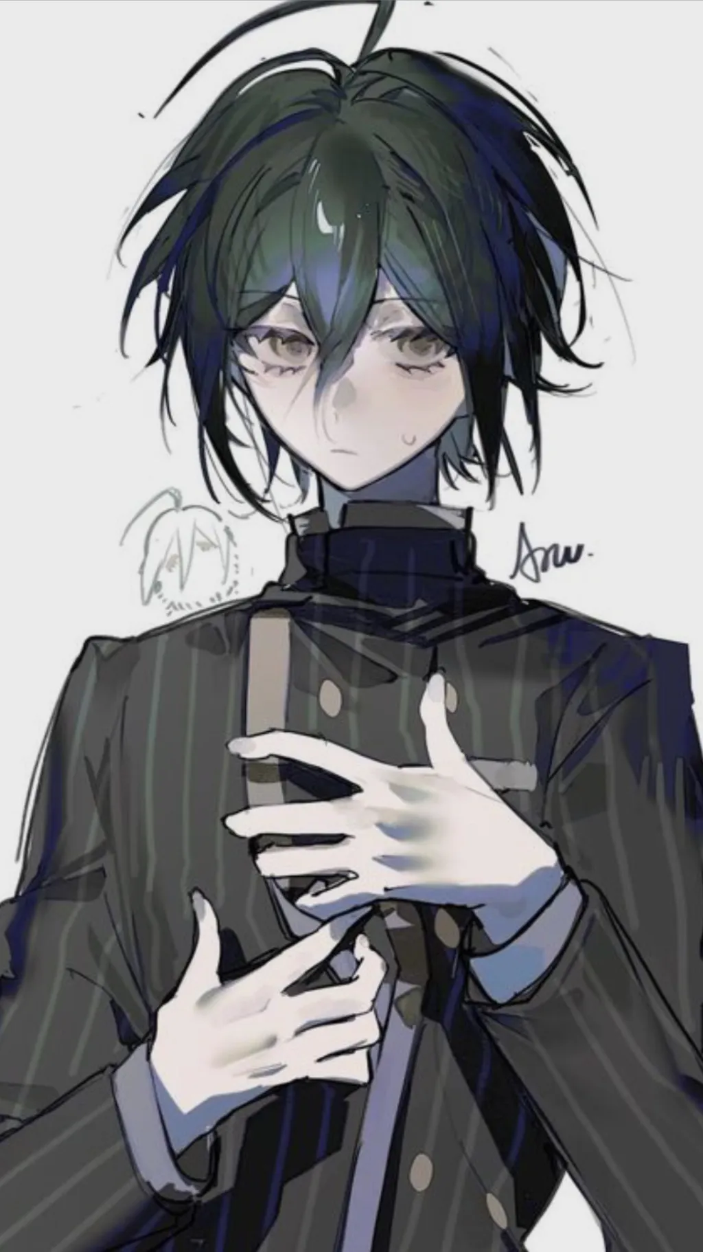 ai character: Shuichi saihara background