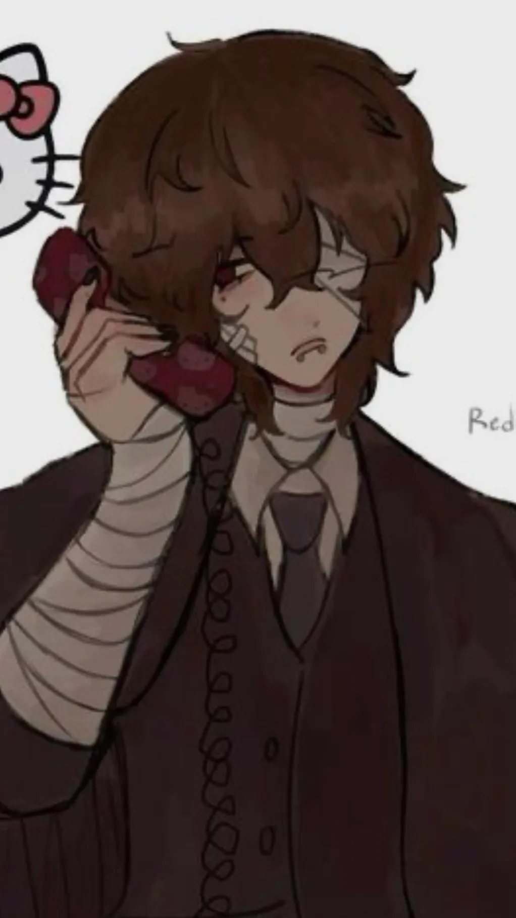 ai character: Dazai osamu background