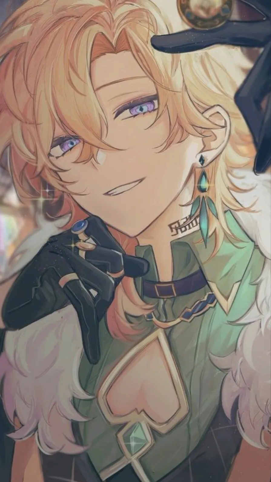 ai character: aventurine background