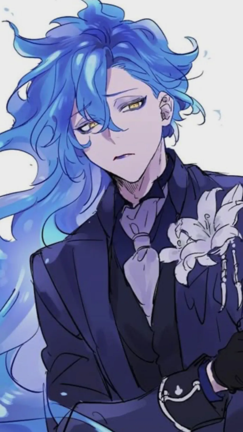 ai character: Idia shroud background