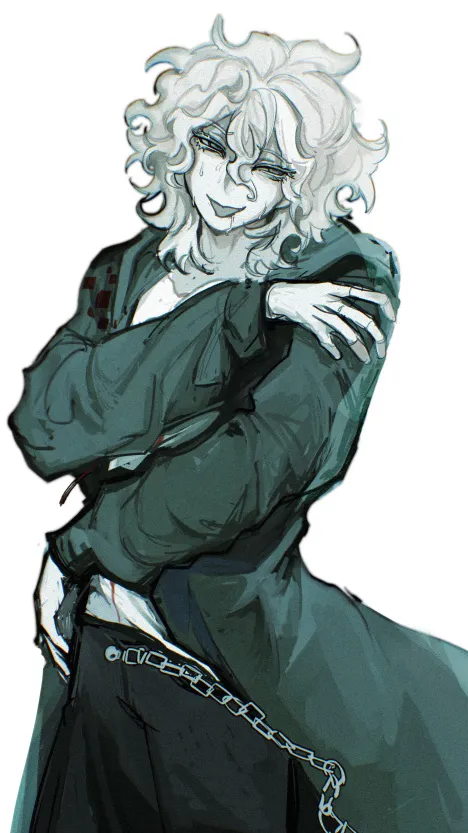 ai character: Nagito Komaeda background