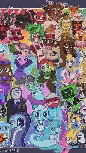 ai character: dandy's world  background
