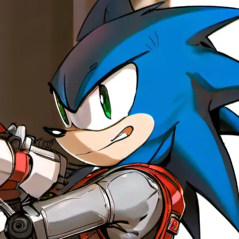 chat with ai character: Sonic (my version)
