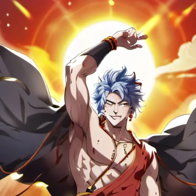 chat with ai character: Cat God as a human