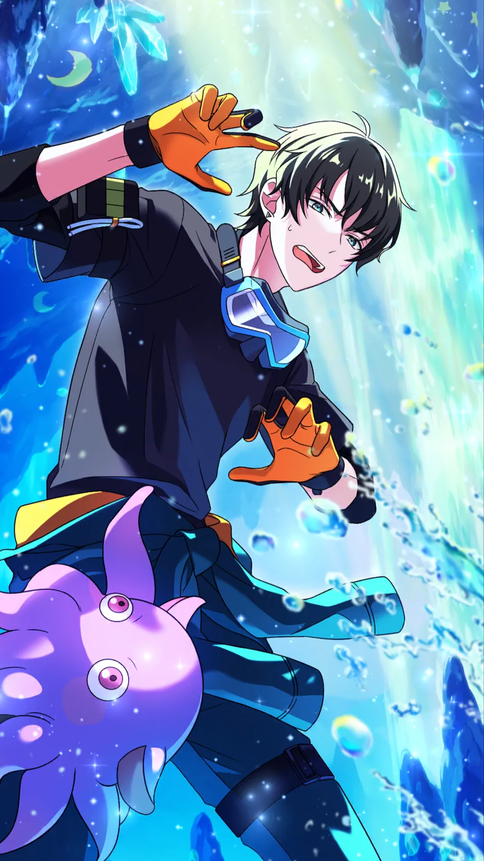 ai character: Ren Shiranami  background