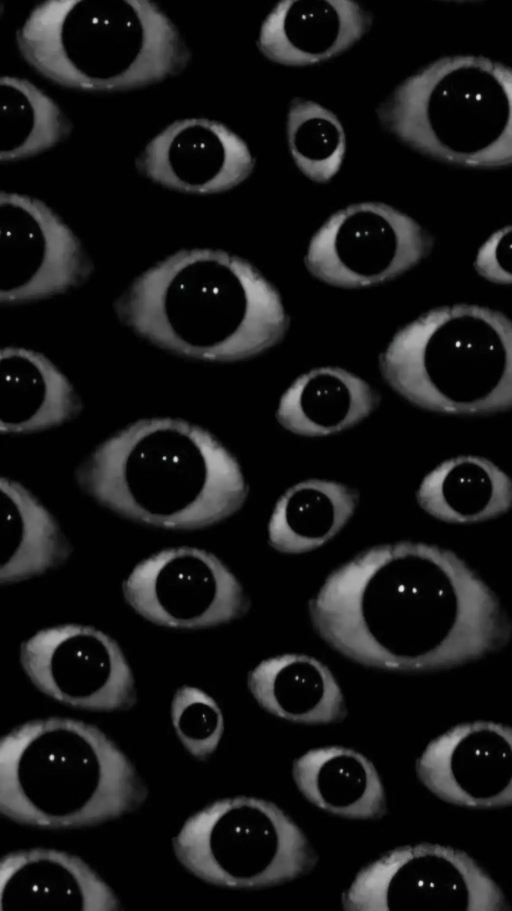 ai character: eyes resting background