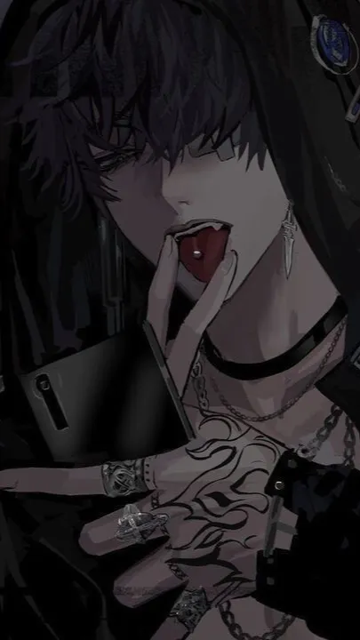 ai character: emo boyfriend 🖤  background