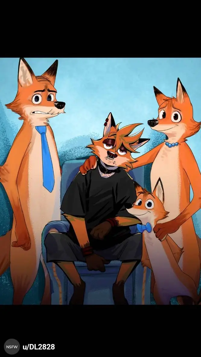 ai character: the Foxingtons  background