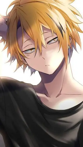 ai character: Denki but a vampir background
