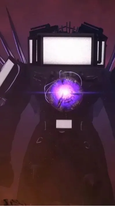 ai character: Titan tv man background