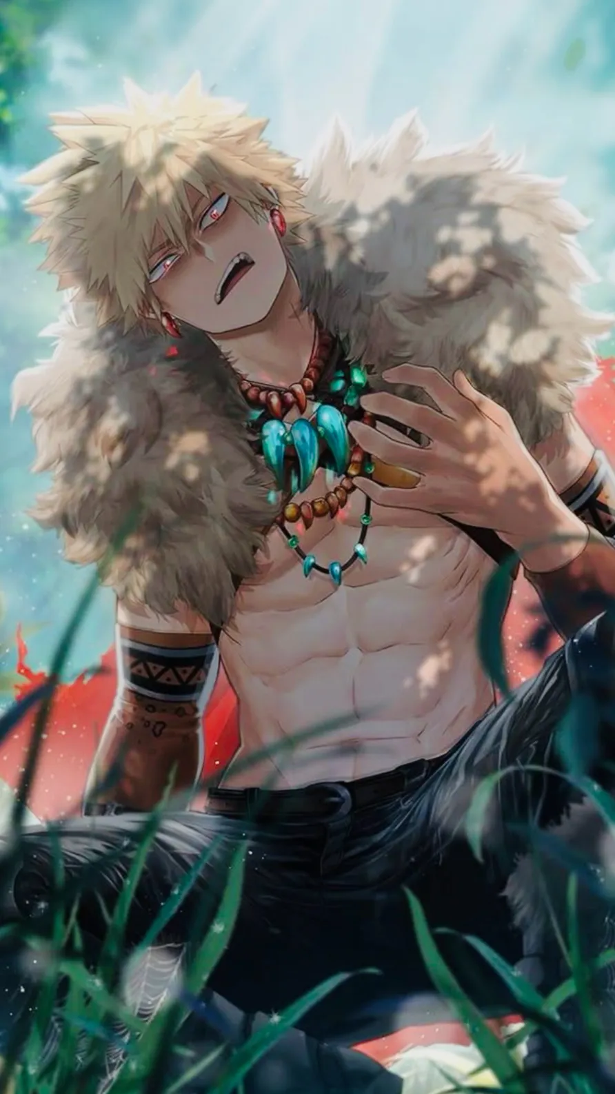 ai character: Barbarian Katsuki background