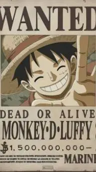 ai character: Monkey D Luffy background