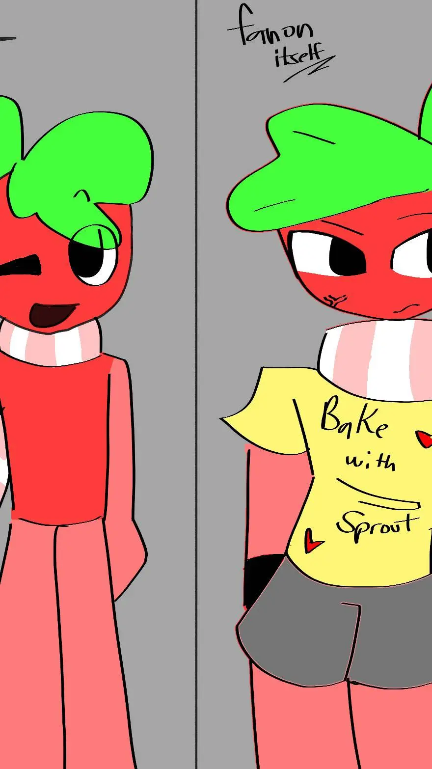 ai character: canon N fanon  background