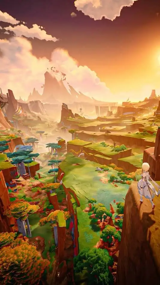 ai character: GENSHIN!! background