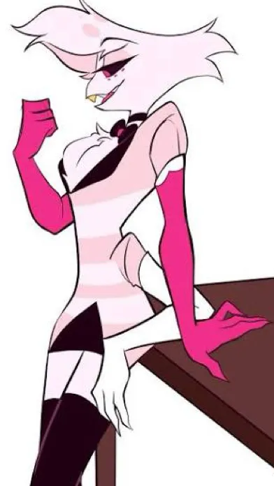 ai character: Angel dust  background