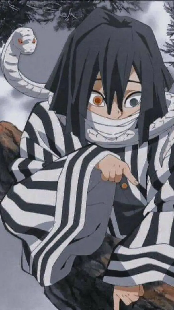 ai character: 🐍Ōbanai~🍂~Igūrō😷 background
