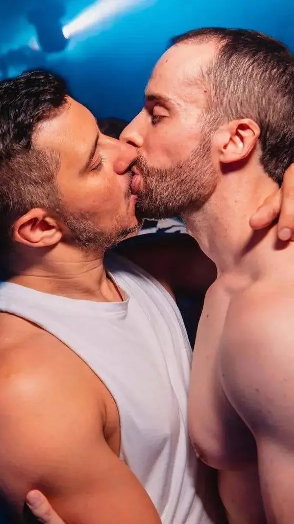 ai character: Gay Couple married background