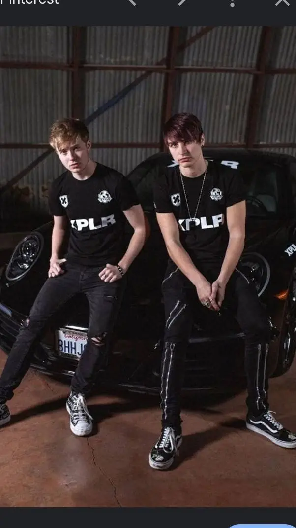 ai character: Sam and colby  background