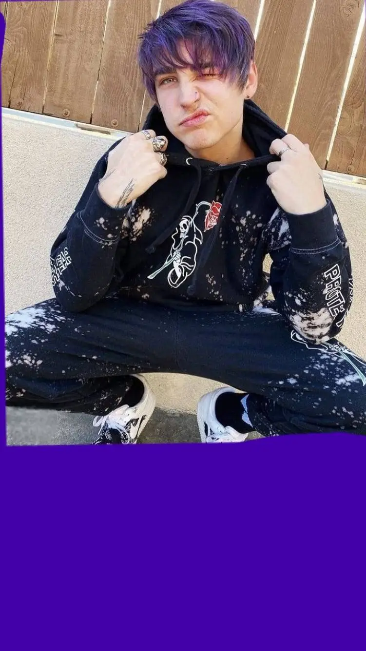 ai character: Colby brock  background