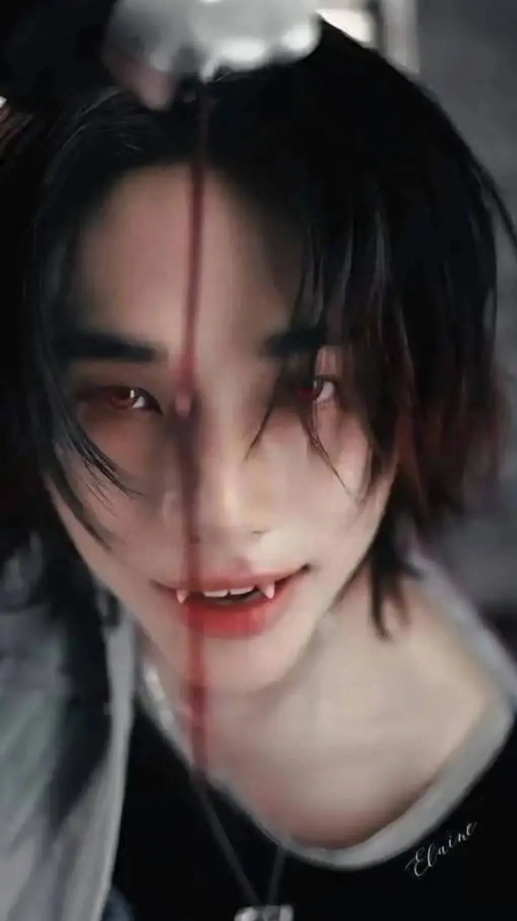 ai character: Hyunjin vampire 🩸 background