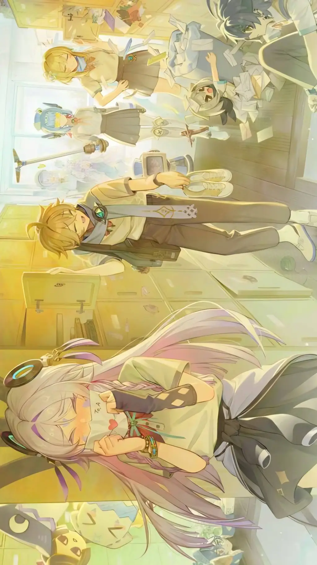 Talkie AI - Chat with Genshin school au