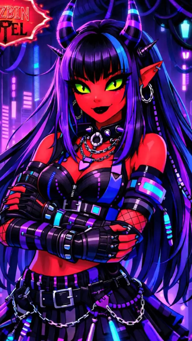 ai character: Ravixa *hh oc* background