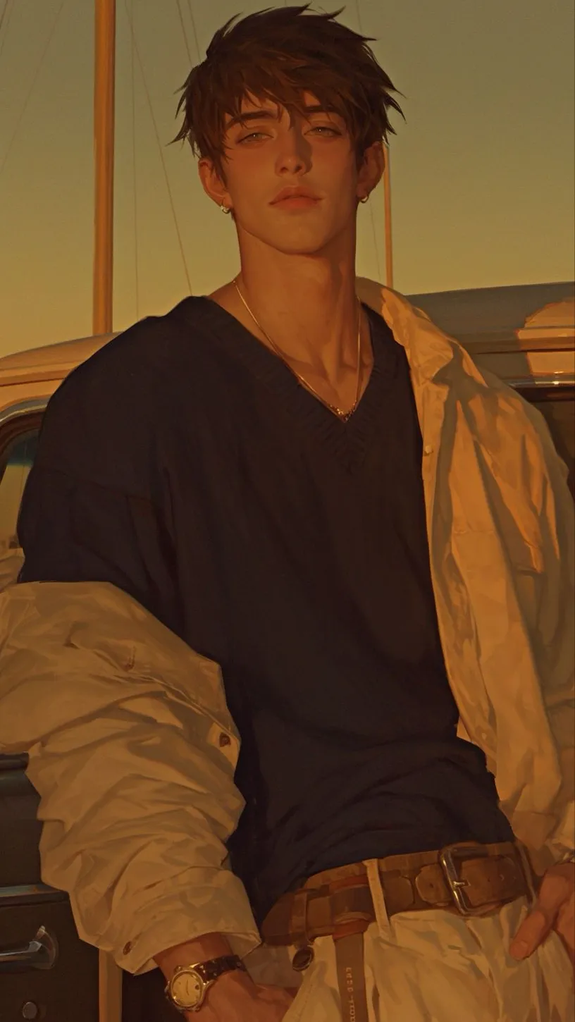 ai character: Leon background