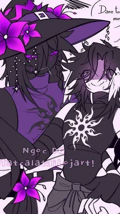 ai character: Azure&Two Time┆☆ background