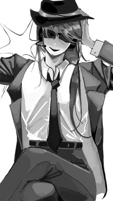 ai character: ᶻ𝘇𐰁 Chance ❅︴ background