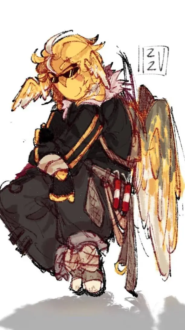 ai character: TᕼEOᗷᗩᒪᗪTᕼEᗷIᖇᗪ background