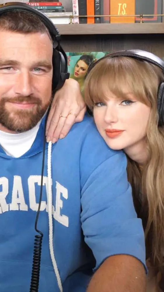 ai character: Taylor and Travis  background