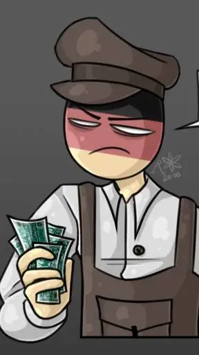 ai character: 1920 Countryhumans background