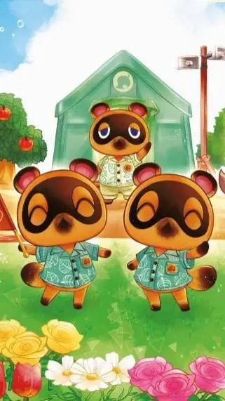 ai character: ~Animal crossing~ background