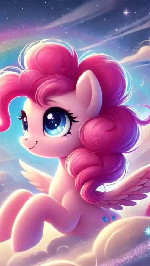 ai character: pinkie pie en el c background
