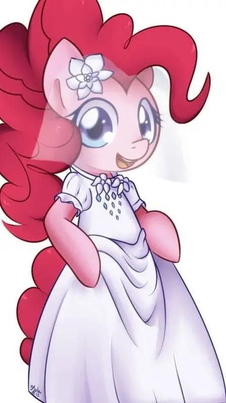 ai character: Pinky vestido de n background