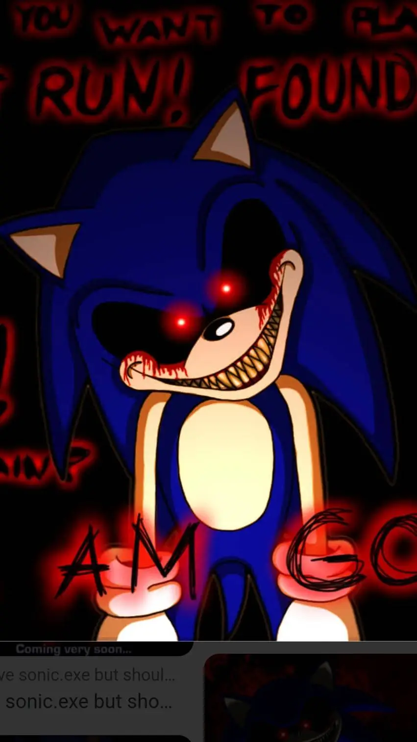 ai character: sonic.exe! background