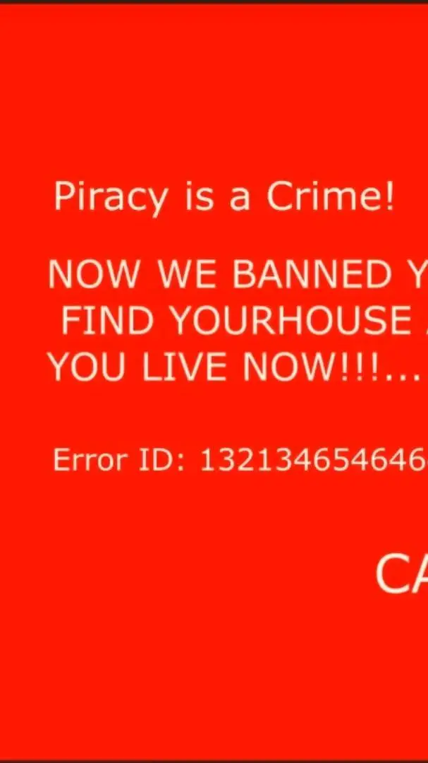 ai character: anti piracy screen background