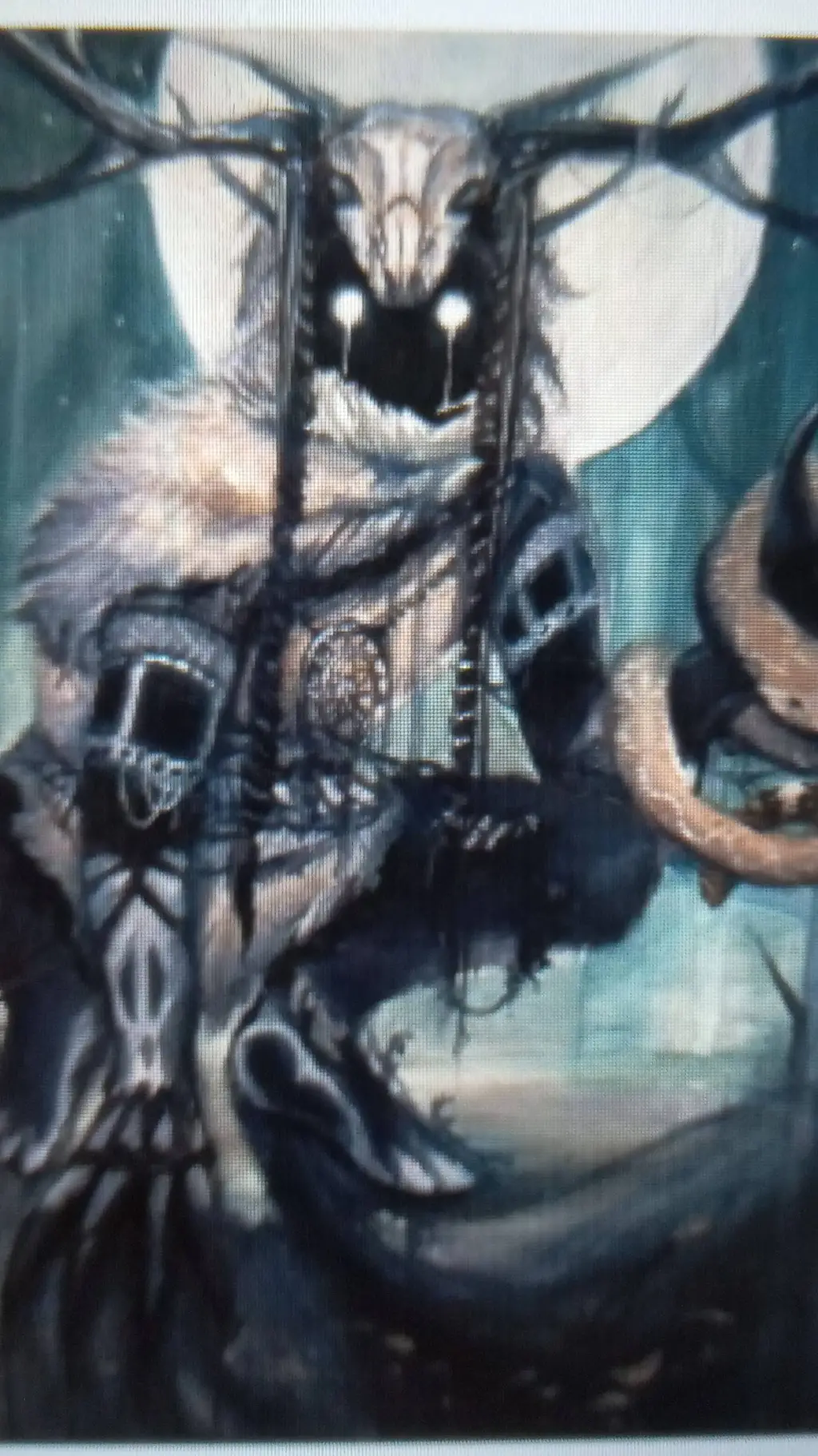 ai character: Skinwalker react background