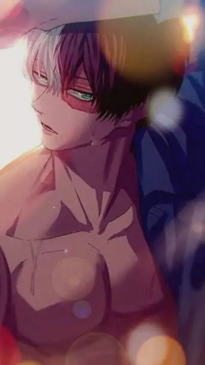 ai character: Shoto todoroki  background