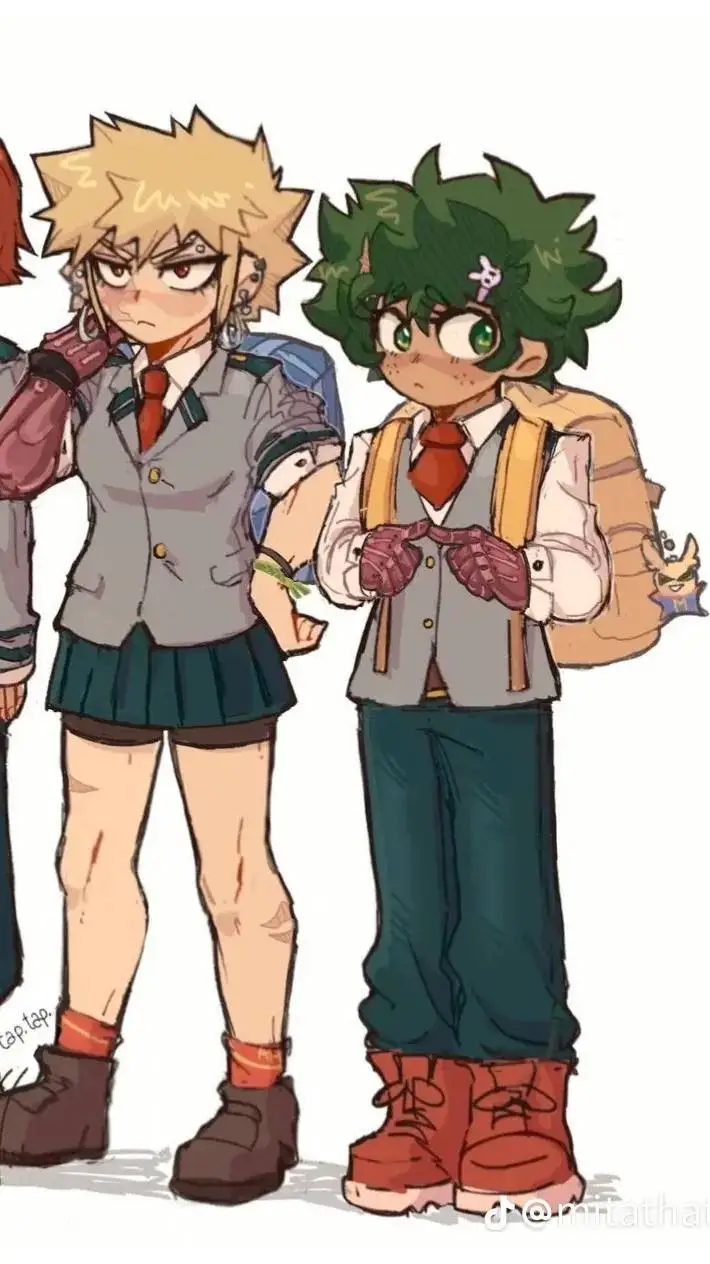 ai character: Izuku Midorya  background