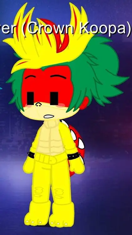 ai character: Oliver Crown Koopa background
